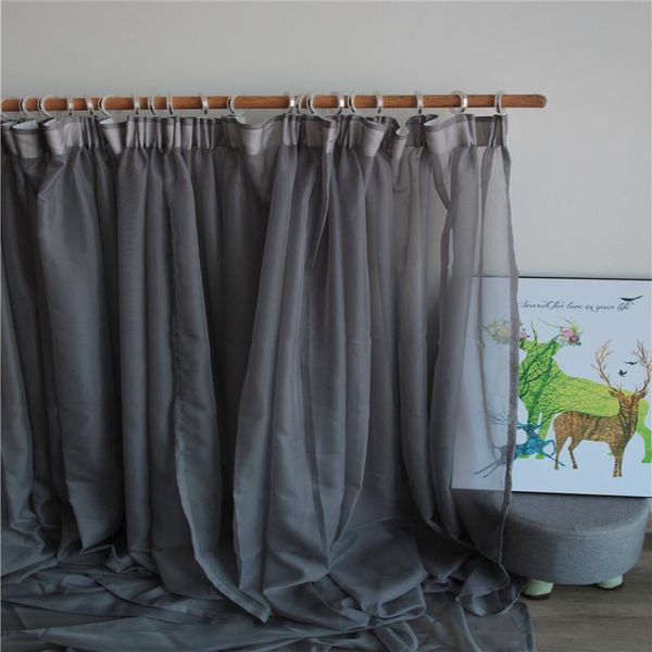 

grey curtains solid grey tulle voile modern curtains for living room transparent tulle window sheer for the bedroom