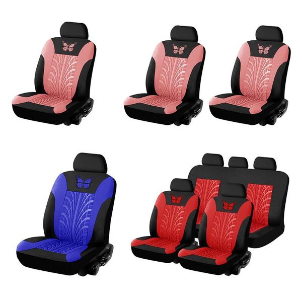 

car seat covers embroidery set universal fit most with butterfly pattern detail styling protect