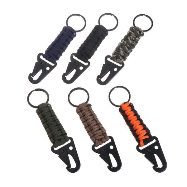 

parachute cord lanyard keychain climbing carabiner camping outdoor survival tool parach jllzhg