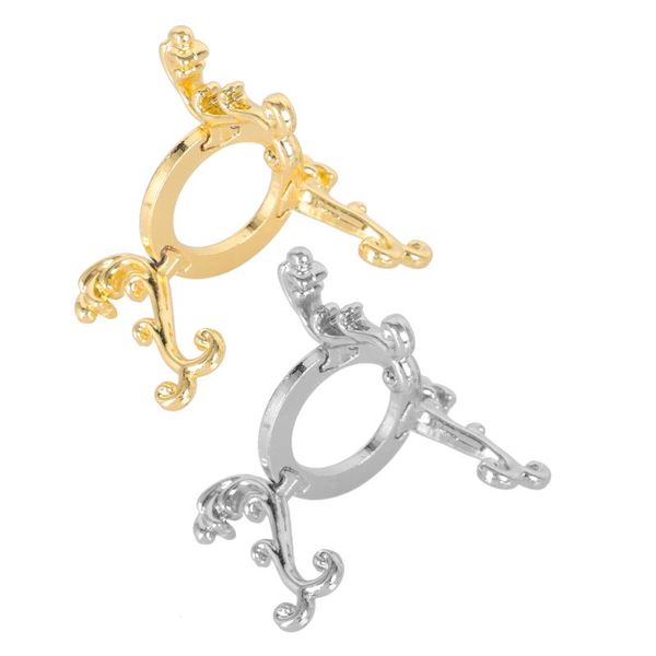 

other home decor 2pcs crystal stands metal foundation display ornaments