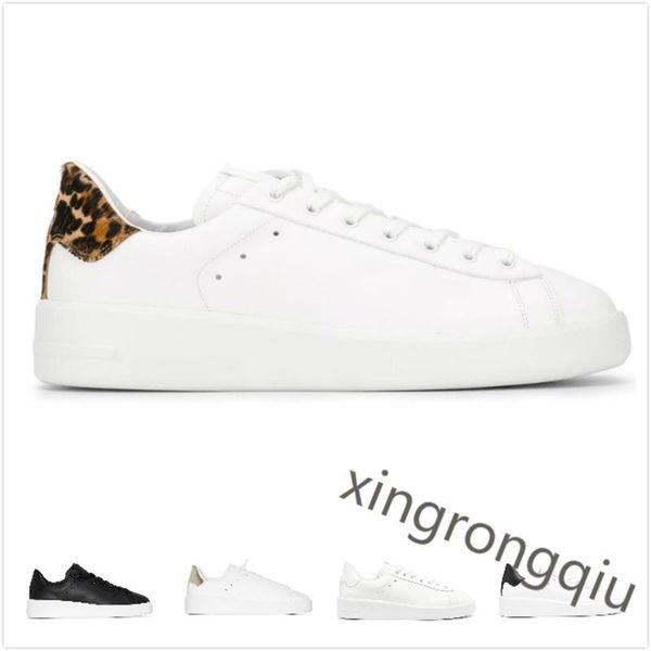 

italy deluxe brand purestar sneakers golden tail white shoes designer man women shoes ham, Black