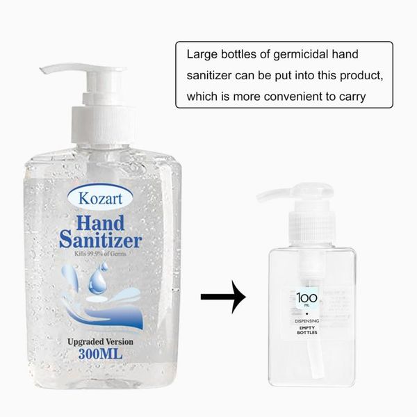 

recommend 100ml flat square push-type dispensing bottle