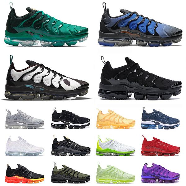 

brand discount tn plus mens womens designer running shoes big size us 13 griffey purple dary blue knicks vibes tennis ball grape sports snea