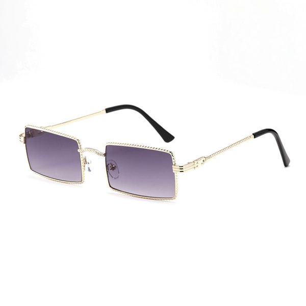 

sunglasses doisyer 2021 fashion trend metal small square, White;black