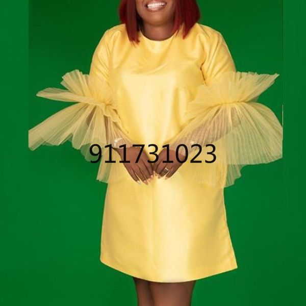 

ethnic clothing dashiki women o neck dress patchwork mesh sleeves tulle ladies female elegant african fashion classy robes, Red