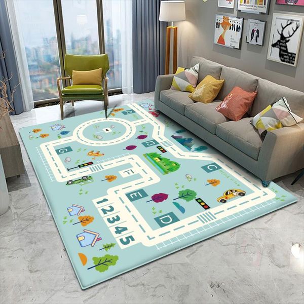 

carpets baby mat children flannel carpet non-slip children's living room bedroom thinking learning game