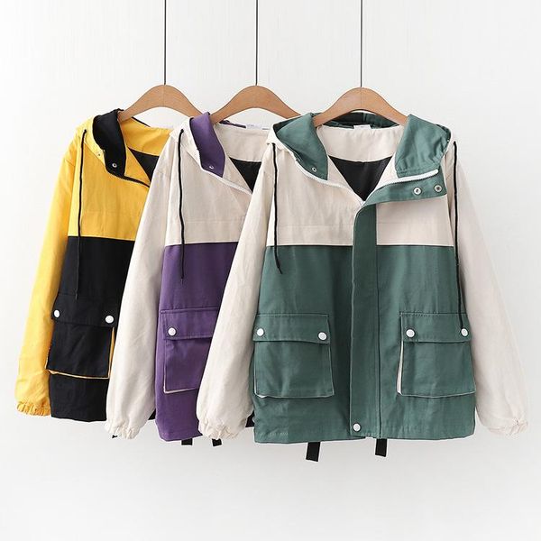 

women's jackets women clothes 2021 casual loose sports jacket casaco feminino jaqueta feminina coat, Black;brown