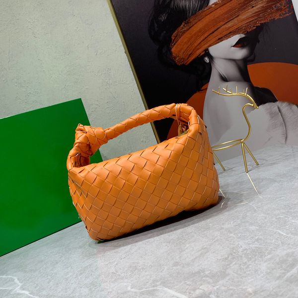 

fashion handmade women evening woven bag purse lady luxury designer soft leather knotted handle mini handbags clutch bags casual hobo handba