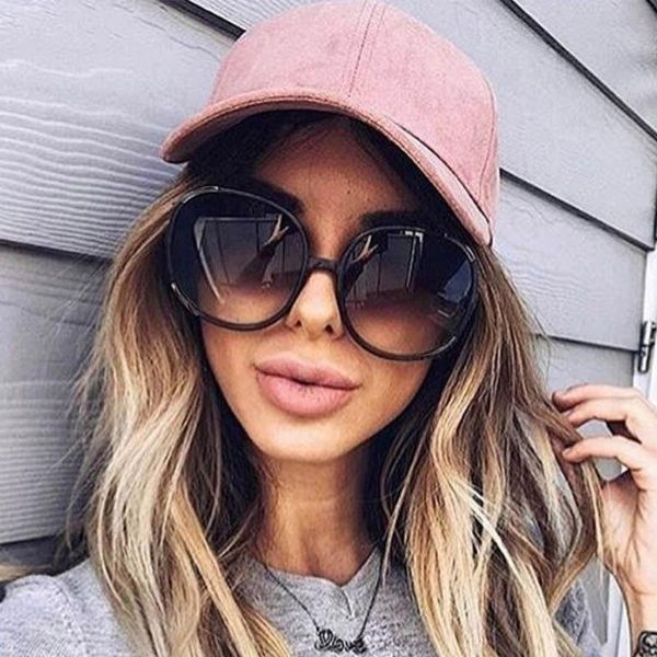 

glasses new fashion designer sunglasses brand big uv400 2021 square round candy women transparent frame oculos color eyewear mowkn, White;black