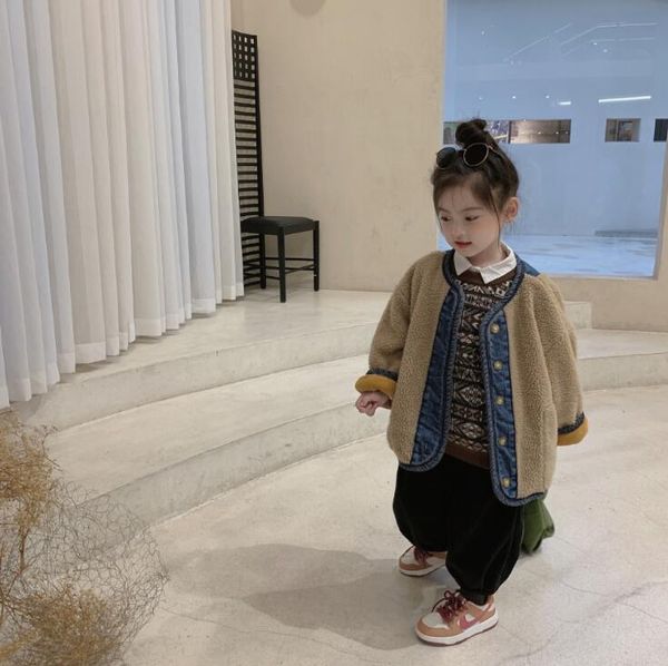 

jackets 2021 wholesale girls boys thicken coat winter cotton full sleeve kids jacket 1-8 years wd649, Blue;gray