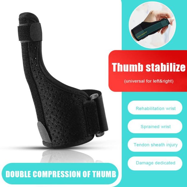 

ankle support thumb stabilizer with metal bone breathable finger holder protector compression and brace adjustable for men women, Blue;black