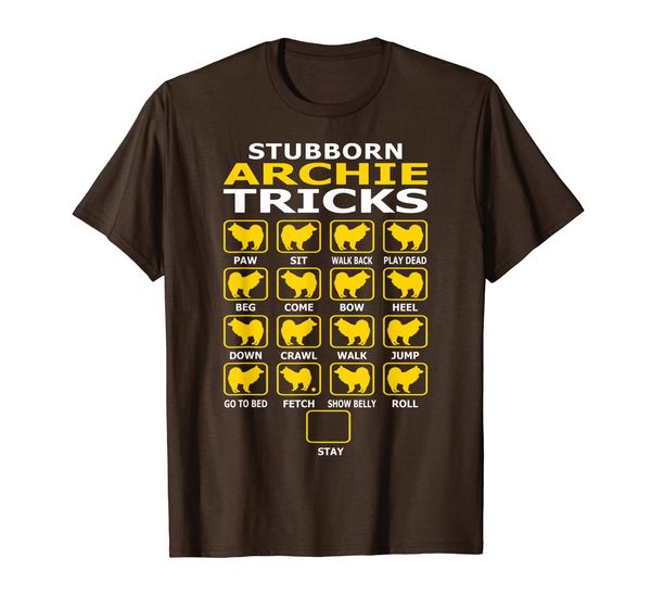 

stubborn archie samoyed dog tricks pet lovers gift, White;black