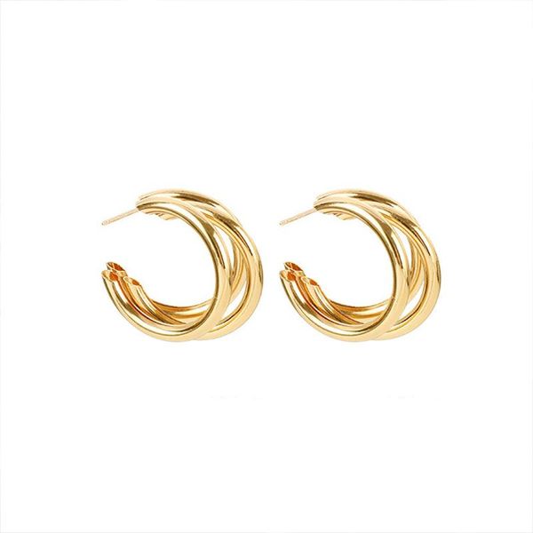 

boako ins irregular circle earrings for women fashion jewelry 2021 earrings dangle pendientes piercing oreille kolczyki #yj, Silver
