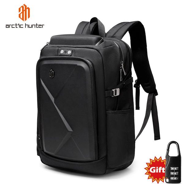 

backpack arctic lapfor men large capacity casual style bag water repellent functional rucksack with port travel