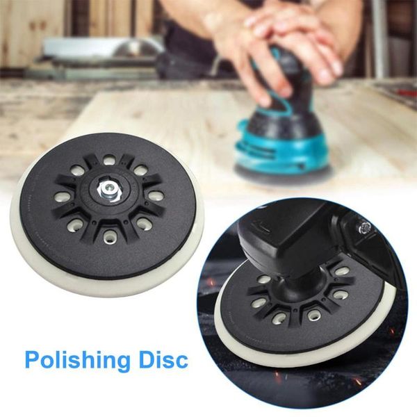 

car sponge 6 inch 17 hole speed tiger polishing disc flocking sandpaper sticky dry grinder grinding head 498987