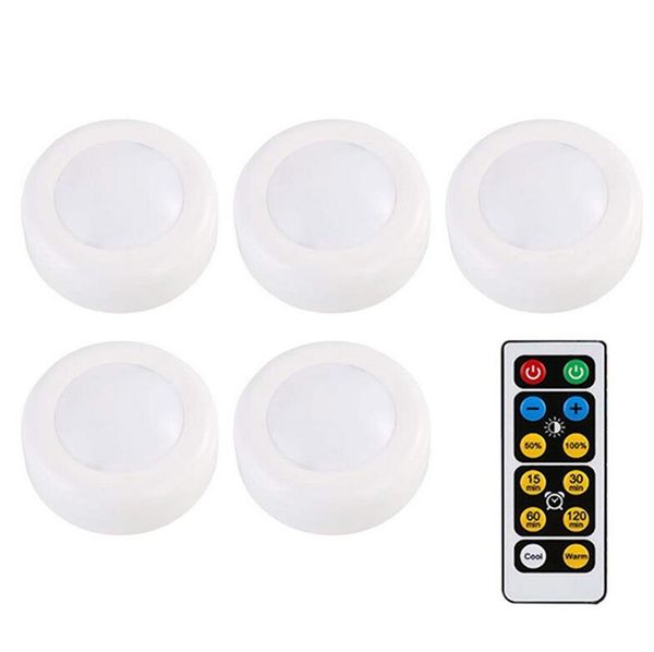 

cabinet light wireless dimmable touch sensor dual color led night lamps battery power remote control suitable for kitchen stair