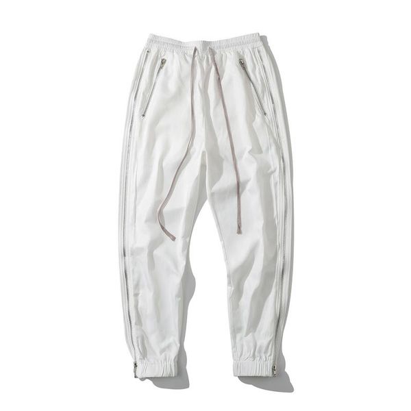 

men's pants fashion loop on waist full leangth for men, Black