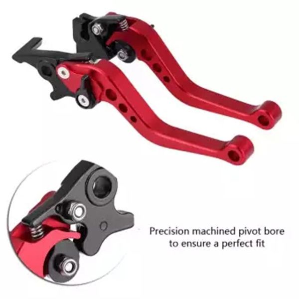 

handlebars cnc aluminum alloy motorcycle drum clutch brake lever handle 1pair