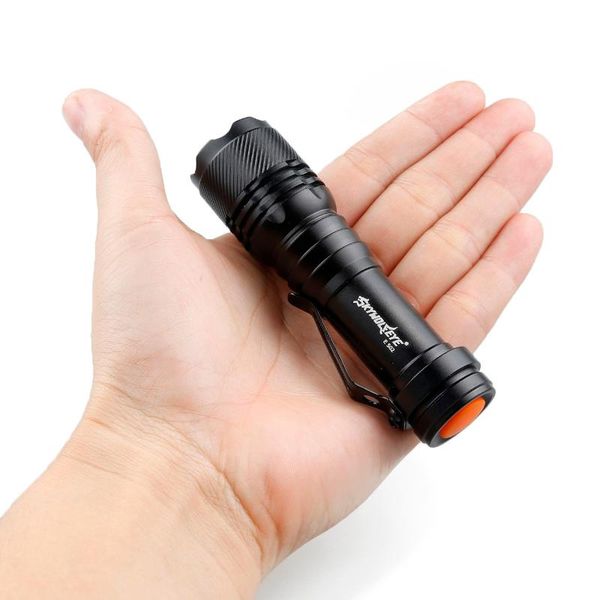 

new portable mini penlight q5 2000lm led torch pocket light waterproof lantern battery powerful led for hunting