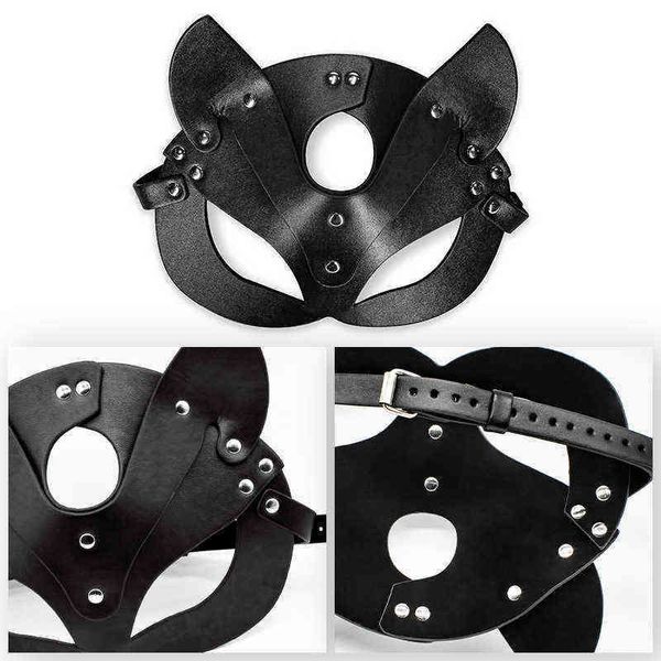 NXY Giocattoli anali sessuali VRDIOS y Fox Butt Plug in metallo Set coda e kit collare maschera Giocattolo per coppia Donne Cosplay Gioco per adulti Prodotti Negozio 1202