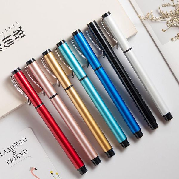

gel pens fashion metal signature pen customzied logo student school gift