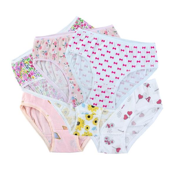 

panties 6pcs teenage girls cartoon kids baby short briefs children underwear for 2-10 years cotton girl underpants random colors, Camo