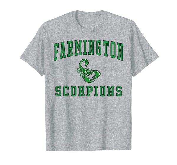 

farmington high school scorpions t-shirt c1, White;black