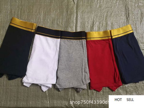 

cotton boxers briefs for men fashion classic underpants men's daily shorts factory price expert design quality latest style original st, Black;white