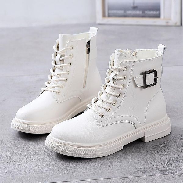 

boots women's winter shoes solid color 2021 warm versatile and comfortable platform, Black