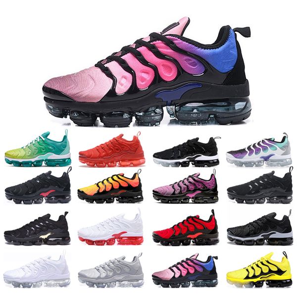 

tn plus running shoes man woman triple white sunset lemon red black red shark tooth aurora green blue fury cool grey hyper violet bumblebee