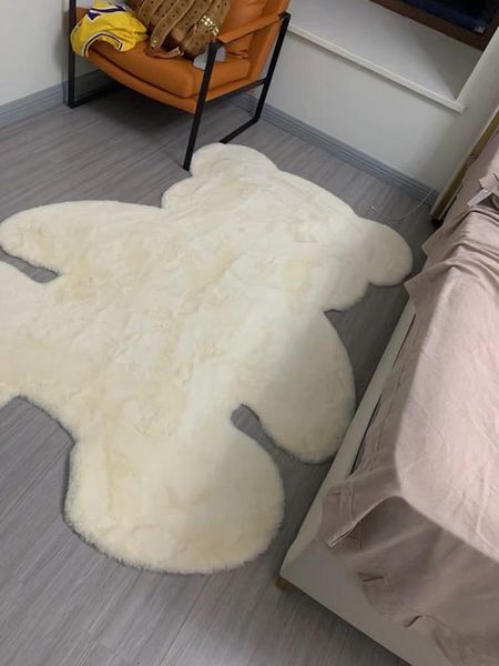 

carpets large size bear rug super soft carpet floor mats indoor modern living room bedroom antiskid big mat plush