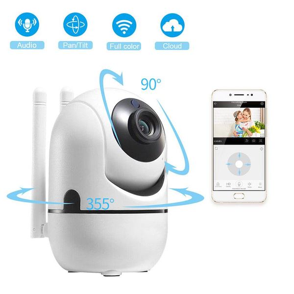 

1080p hd ip camera wireless wifi indoor mini monitor camera 2mp auto tracking night vision surveillance home security