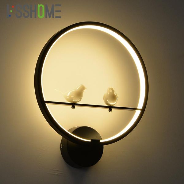 

wall lamps [vsshome] 18w led lamp bedroom beside creative bird styling children's room light living corridor lighting