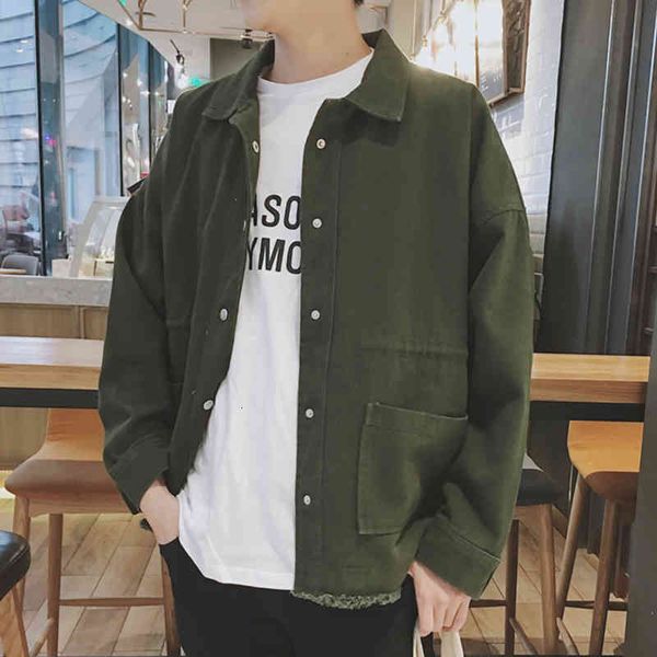 

men's jackets spring cotton fashion retro pocket casual mens streetwear loose hip-hop bomber men outwear m-5xl, Black;brown