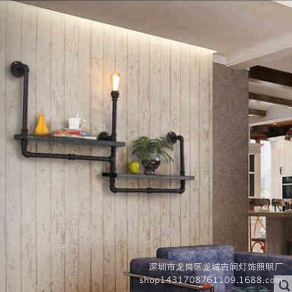 

northern country wall lamp water pipe lamp individual designer industrial wall bar study bedroom living room
