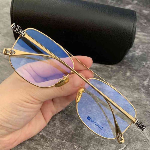 

80% off store online crosin glasses super large face pure titanium nearsighted frame light big men's, White;black