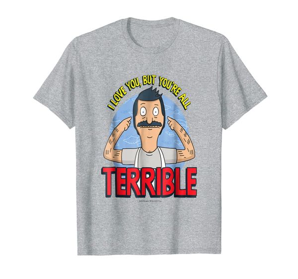 

bob's burgers you're all terrible, White;black