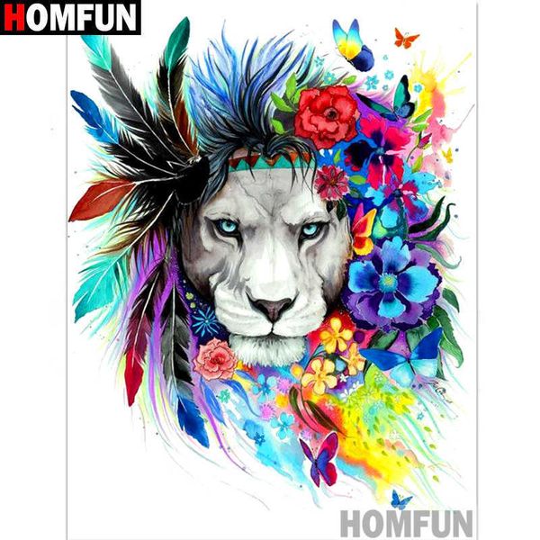 Homfun Praça Completa / Redonda Broca 5d Diy Diamante Pintura 