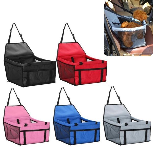 

folding pet dog carrier pad waterproof dog seat bag basket safe carry house cat puppy bag car seat pet products