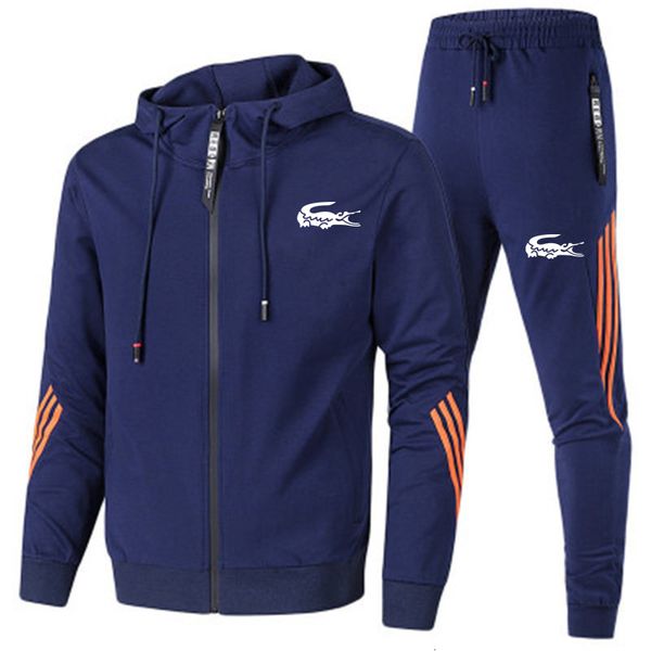

men's tracksuits autumn and winter sets hoodies+pants harajuku sport suits casual sweatshirts tracksuit brand sportswear si3i, Gray