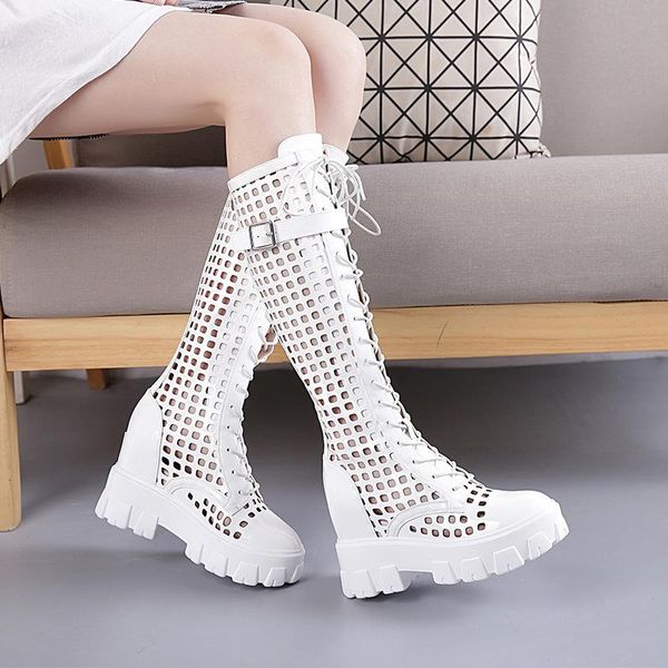 

boots all-match high-heeled slim women's 2021 summer and, Black