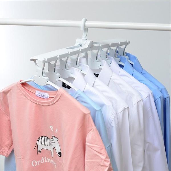 

hangers & racks foldable clothing hangers, wardrobe storage potable travelling multi-function plastic garment organiser