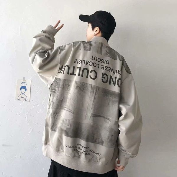 

2021 new cinza moletom capuz de rua alta hip hop streetwear roupas outono com zper jaquetas masculino japo harajuku rock hoodies y69u, Black