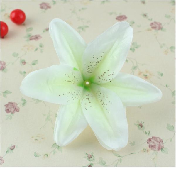 

pipifren artificial dried flowers dried plants lily for autumn decoration home wedding fake plant paper craft fleur kuns qylyky