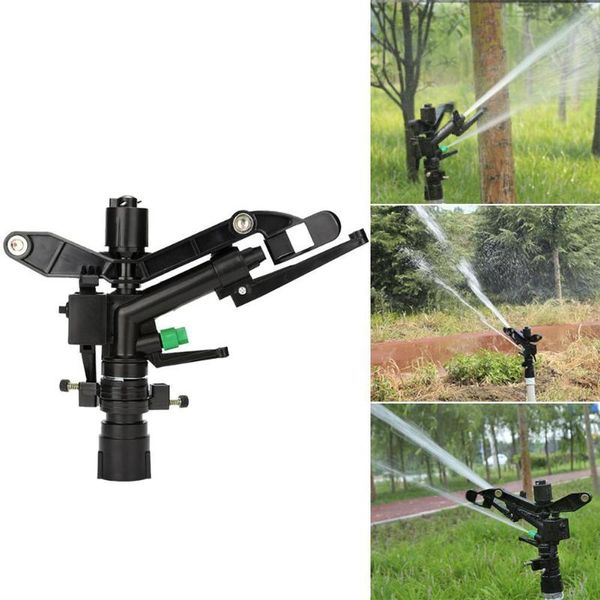 

black garden sprinkler lawn woods farmland 1inch connector system impact sprinkler water irrigation z7l5