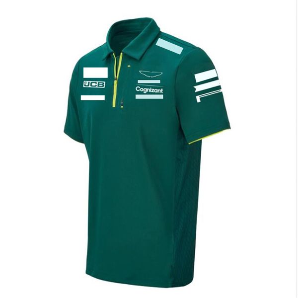 

f1 racing polo shirt formula one fans customized version of polyester quick-drying t-shirt men 2021 summer