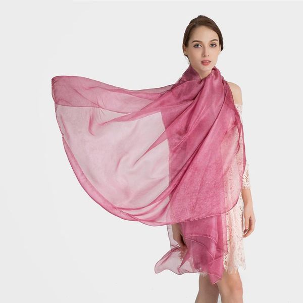 

scarves designer pure color real silk wool long scarf stoles women shawl wrap ladies soft female foulard sunscreen hijab, Blue;gray
