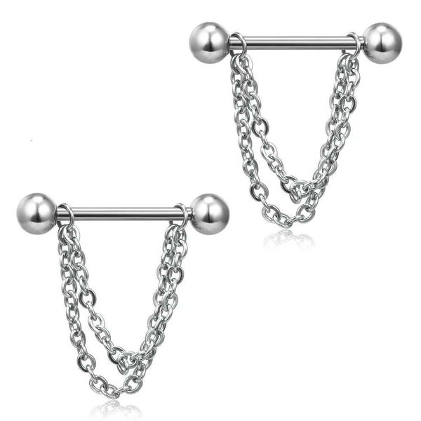 

stainless steel jewelry steel chain barbell dumbbell jewelry