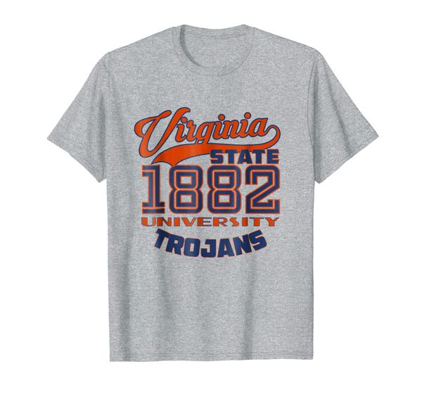 

virginia state 1882 university apparel - t shirt, White;black