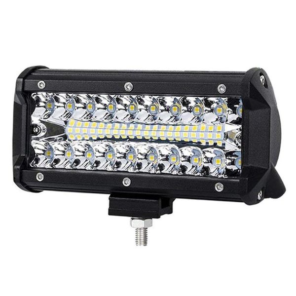 

working light waterproof anti-corruption and adjustable 7inch led work bar spot flood driving lights offroad 4wd